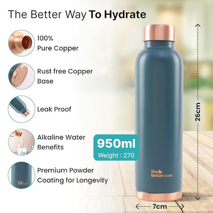 Copper Water Bottle 950ml |