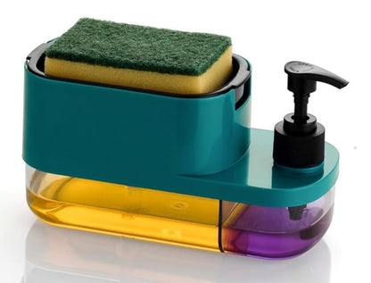 3-in-1 Soap Dispenser with Sponge Holder