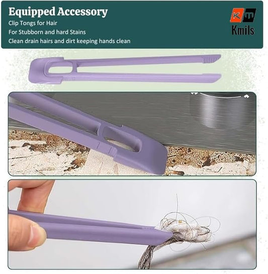 Multi-Function Bathroom Plastic Cleaning Brush,