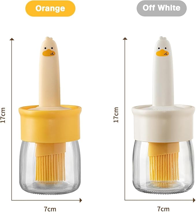 Olive Oil Dispenser Bottle with Silicone Brush for Cooking