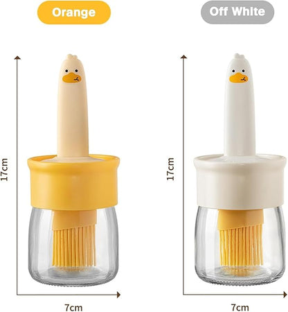 Olive Oil Dispenser Bottle with Silicone Brush for Cooking