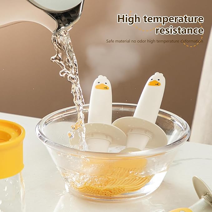 Olive Oil Dispenser Bottle with Silicone Brush for Cooking